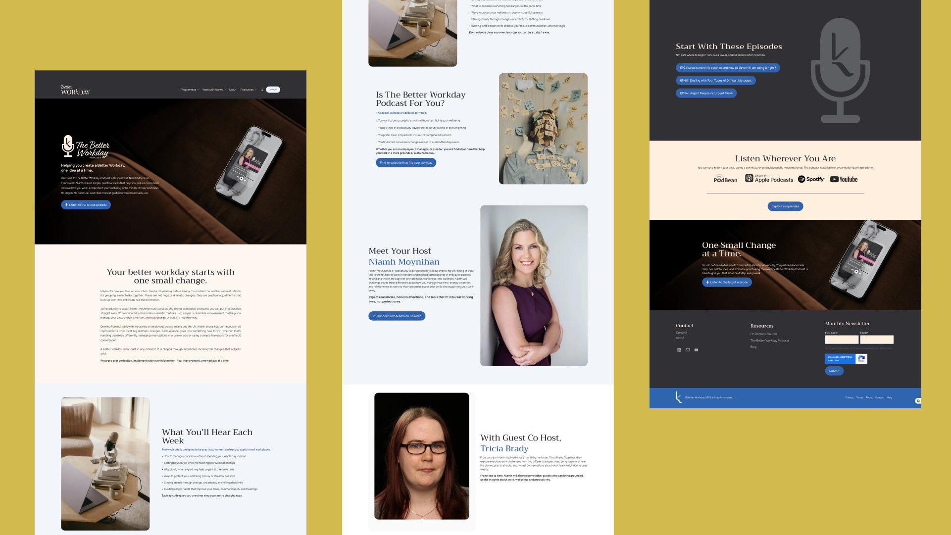 Podcast Landing Page